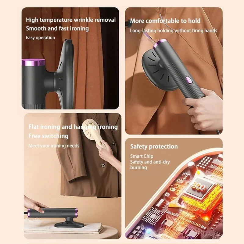 QuickPress Portable Travel Clothes Steamer